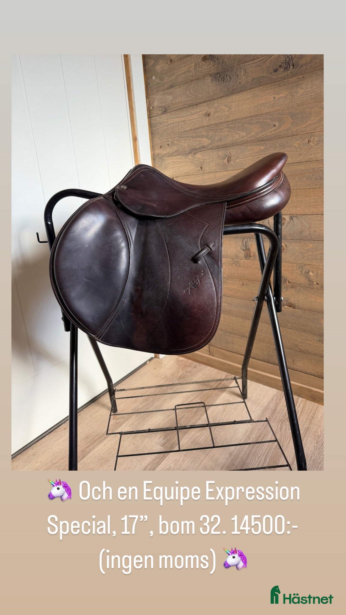 Sadlar hästutrustning Equipe Expression Special 17” Bom 32 - Annons 12
