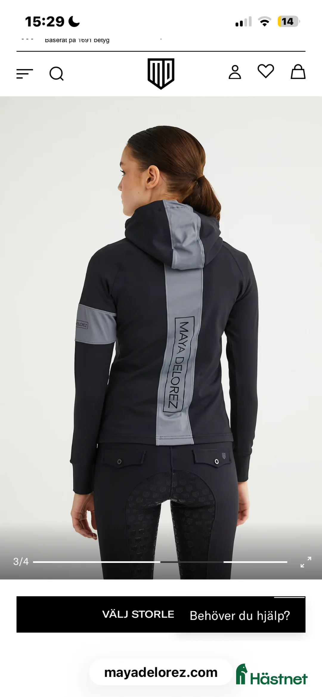 Övrigt Ridkläder ryttarutrustning till salu: Maya Delorez Hoodie - Annons 2