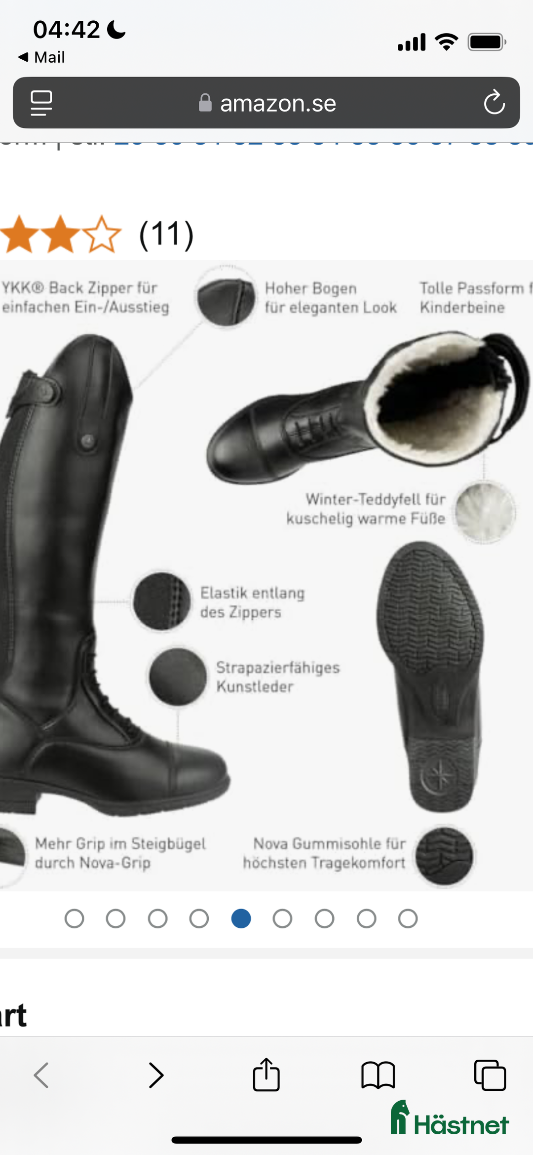 Ridstövlar ryttarutrustning till salu: Helt nya vinter ridstövlar ❄️ i Degeberga - Annons 5