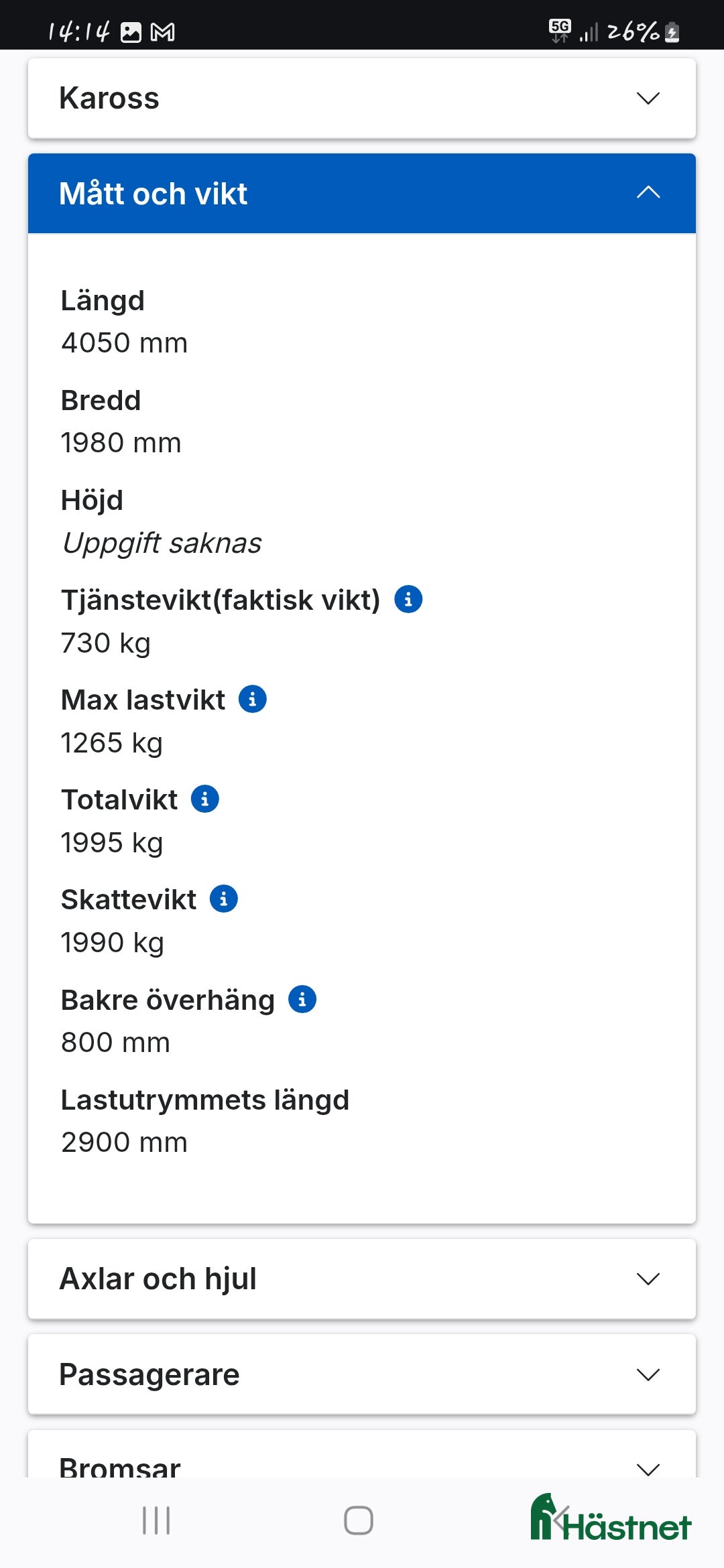 Hästtransporter  fordon & transport till salu: Värmlandsvagnen Gaupen -10 - Annons 8