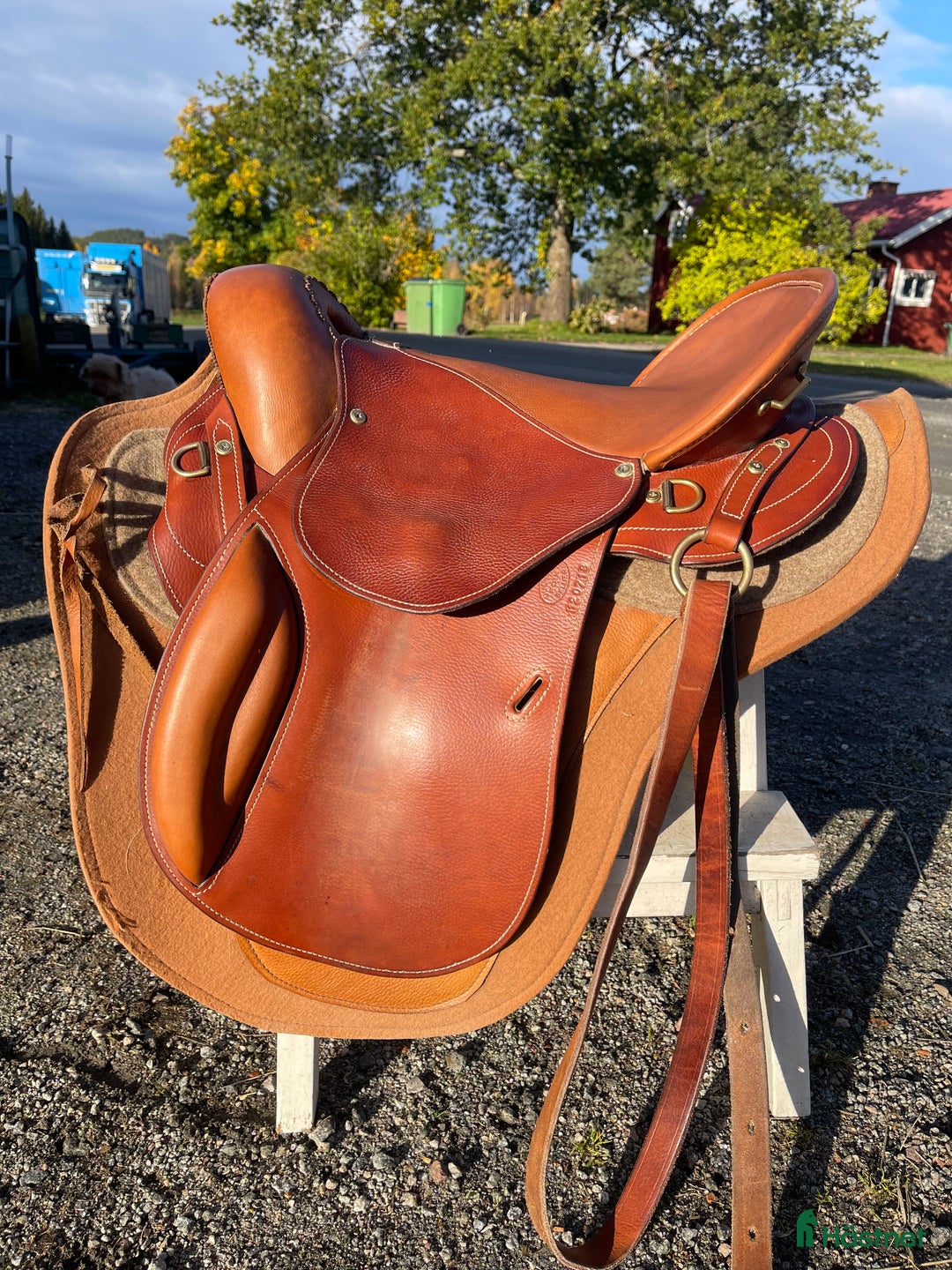 Sadlar hästutrustning till salu: Fransk handgjord sadel i Järvsö - Annons 2