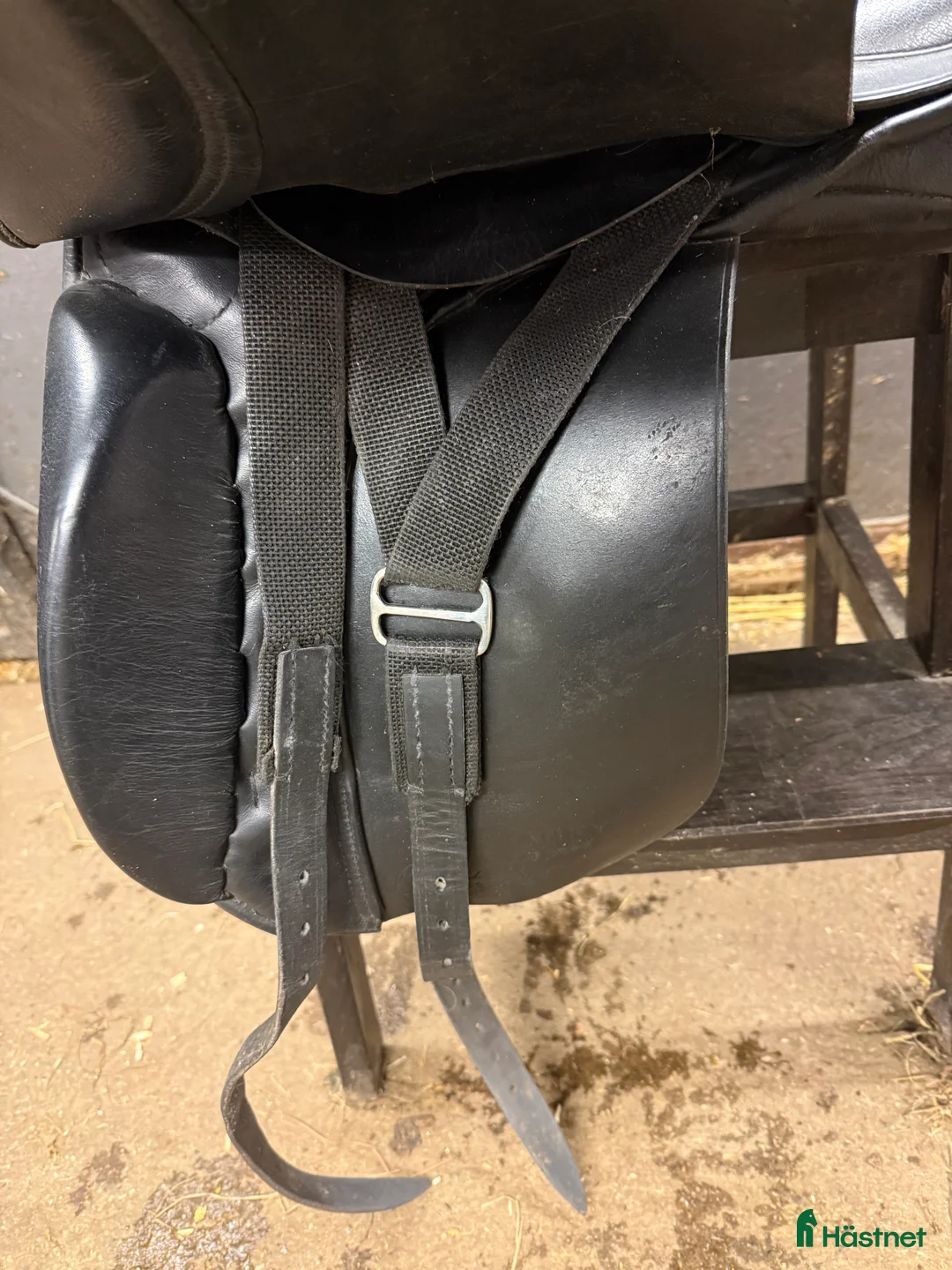 Sadlar hästutrustning till salu: Dressyrsadel Pessoa Anky i svart läder  i Njurunda - Annons 4