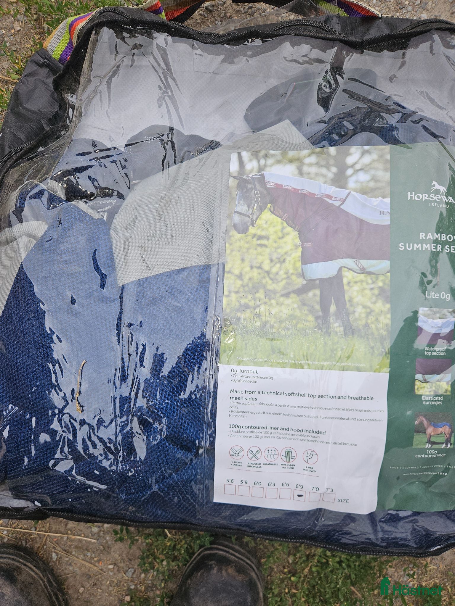 Täcken hästutrustning Täcken horseware, back on track, rambo  - Annons 6