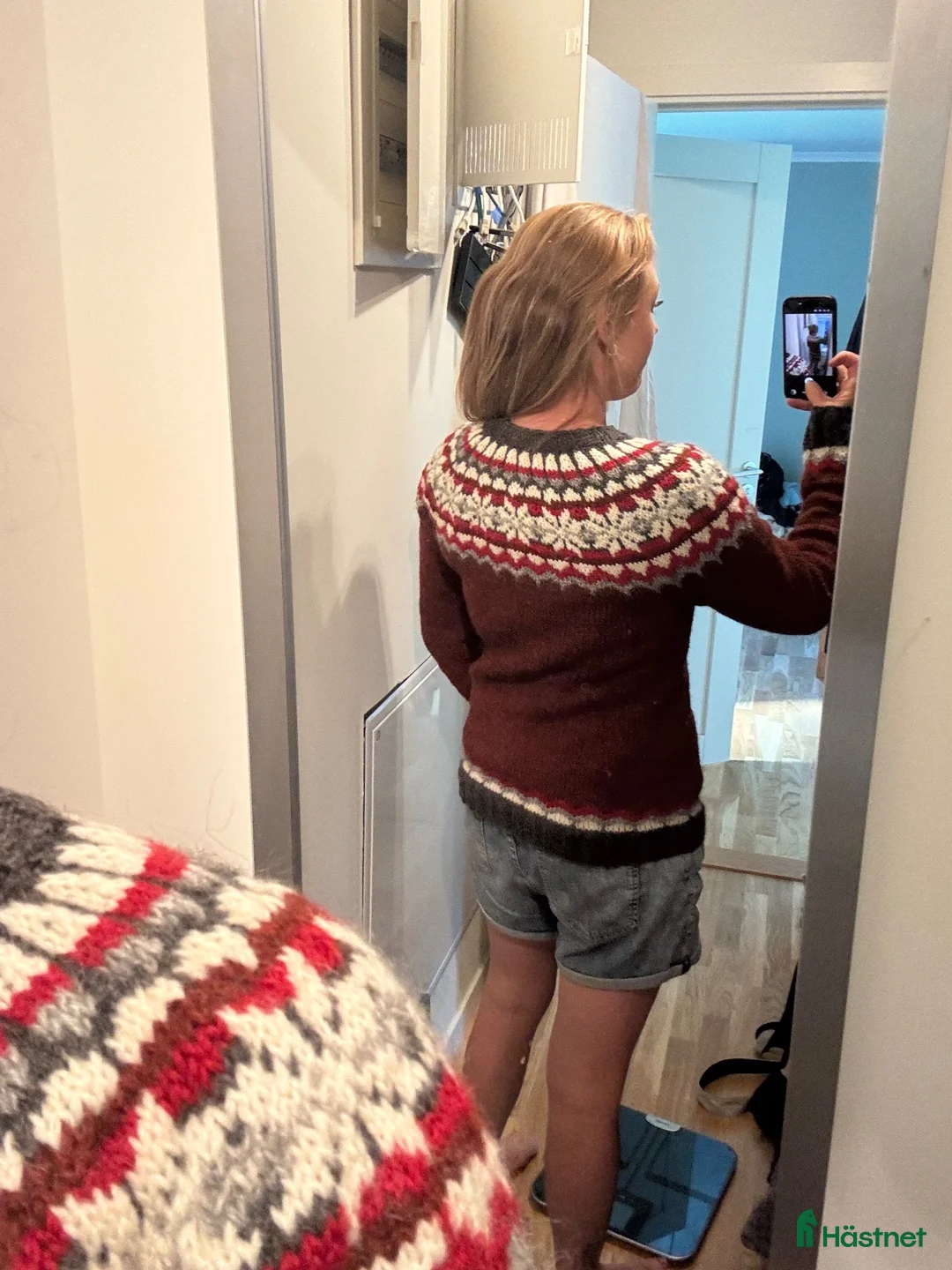 Övrig Ryttarutrustning ryttarutrustning till salu: Handstickad tröja i ull  - Annons 3
