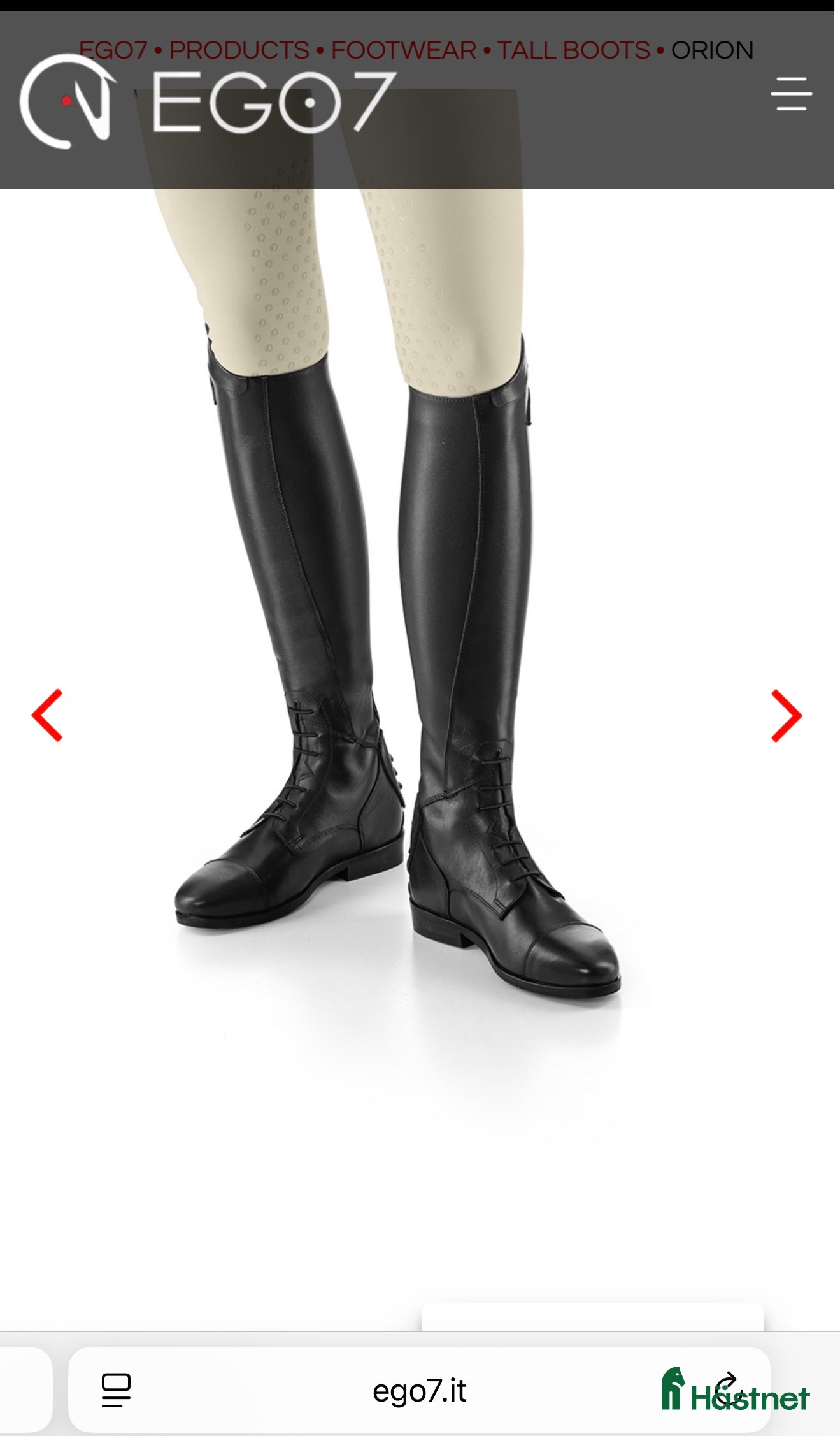 Ridstövlar ryttarutrustning till salu: Ego7 svarta ridstövlar i nyskick i Kullavik - Annons 7