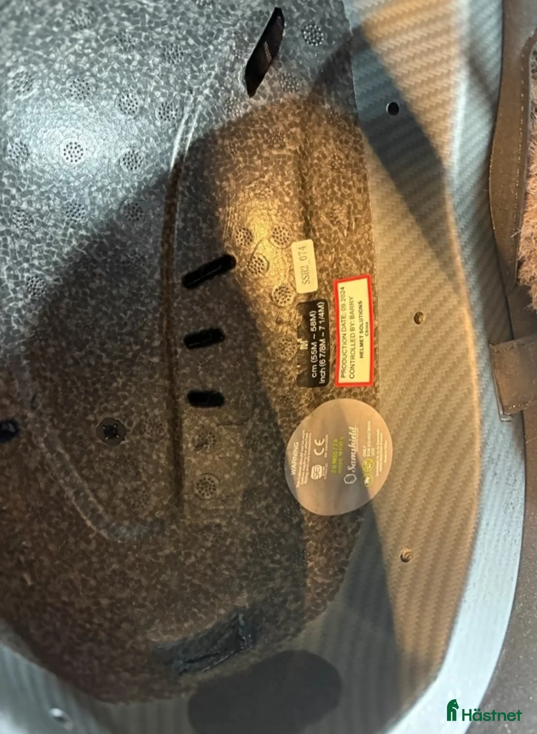 Hjälmar ryttarutrustning till salu: Samshield Miss Shield 2 - Annons 5