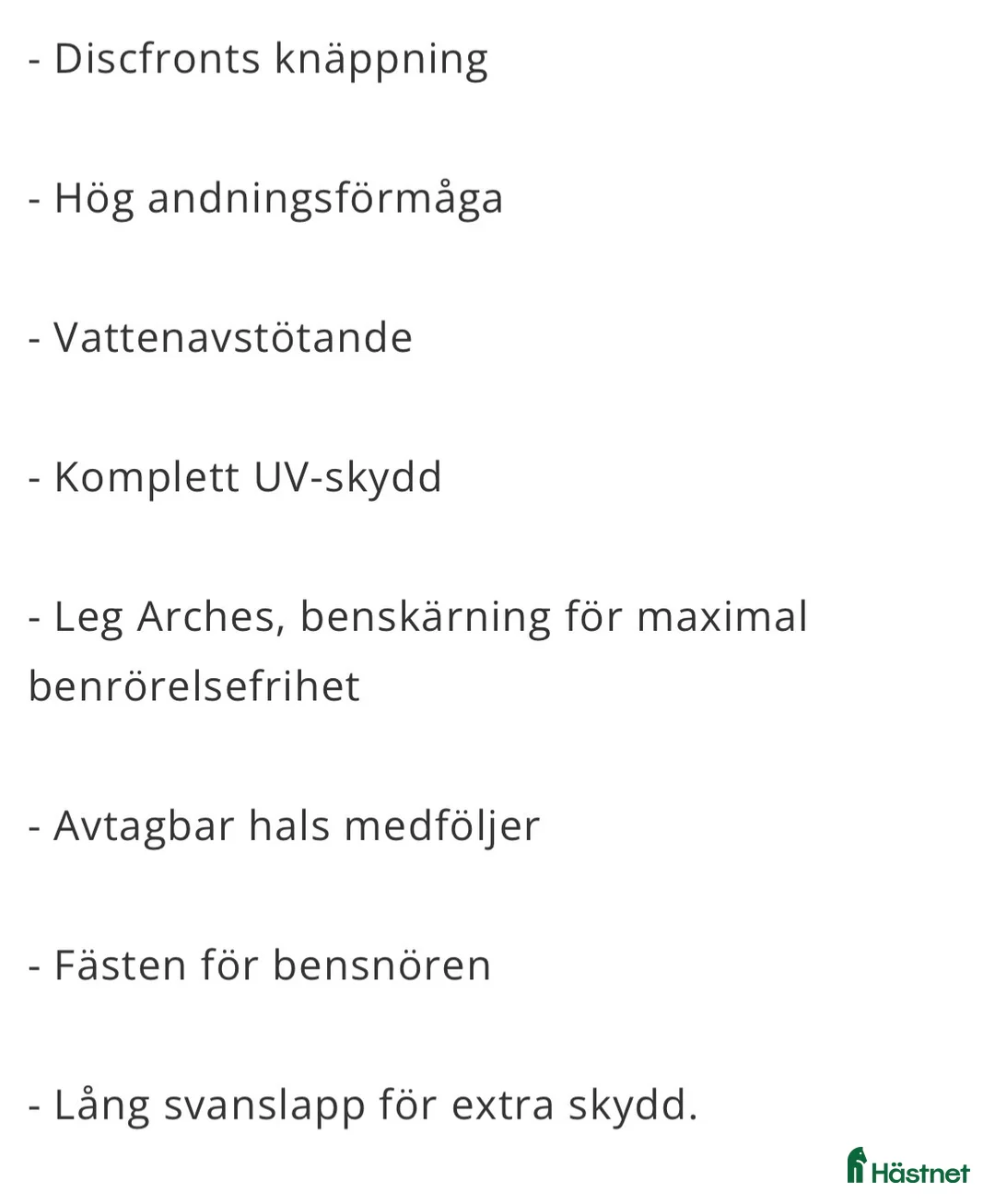 Täcken hästutrustning till salu: Horseware Summer Sheet 145 cm - Annons 3