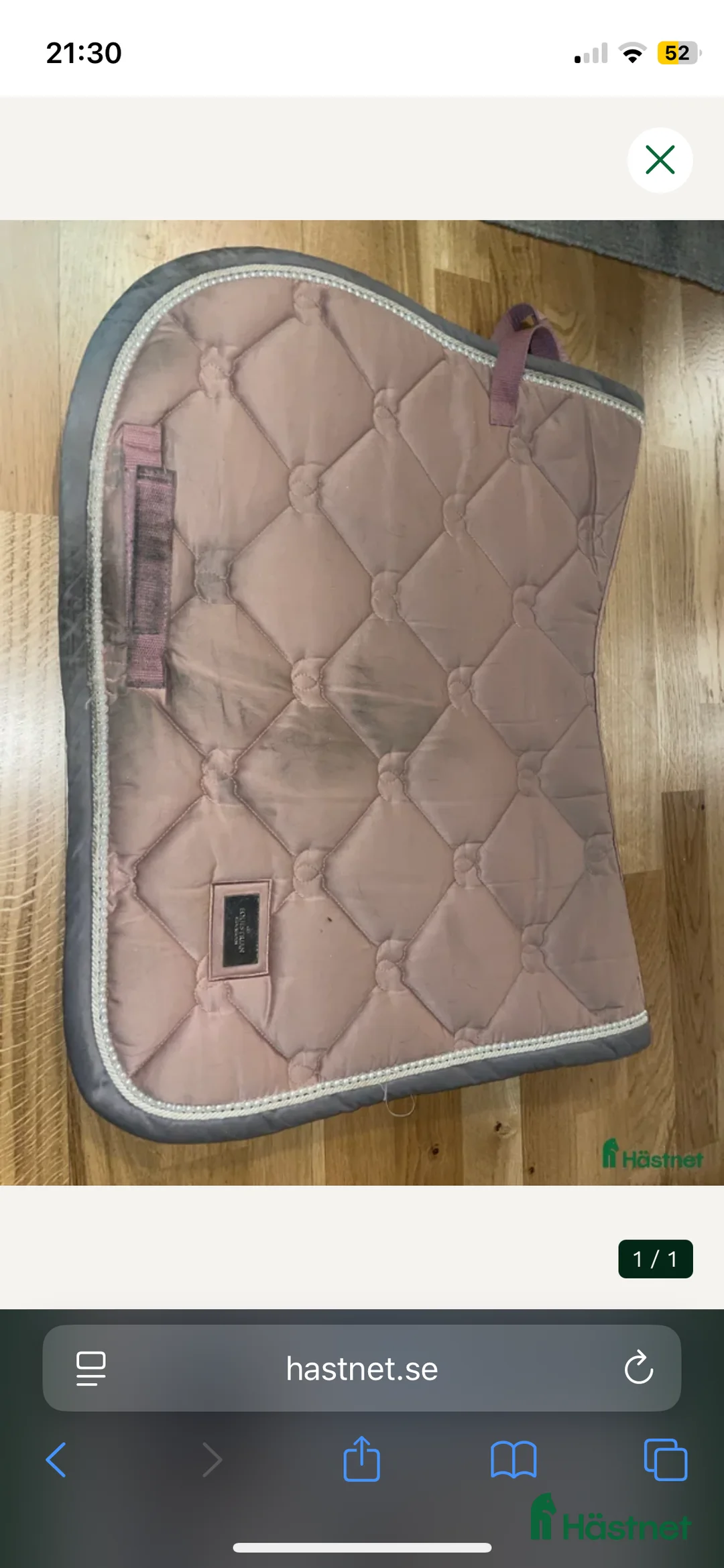 Schabrak & Vojlockar hästutrustning till salu: Equestrian Stockholm  - Annons 1