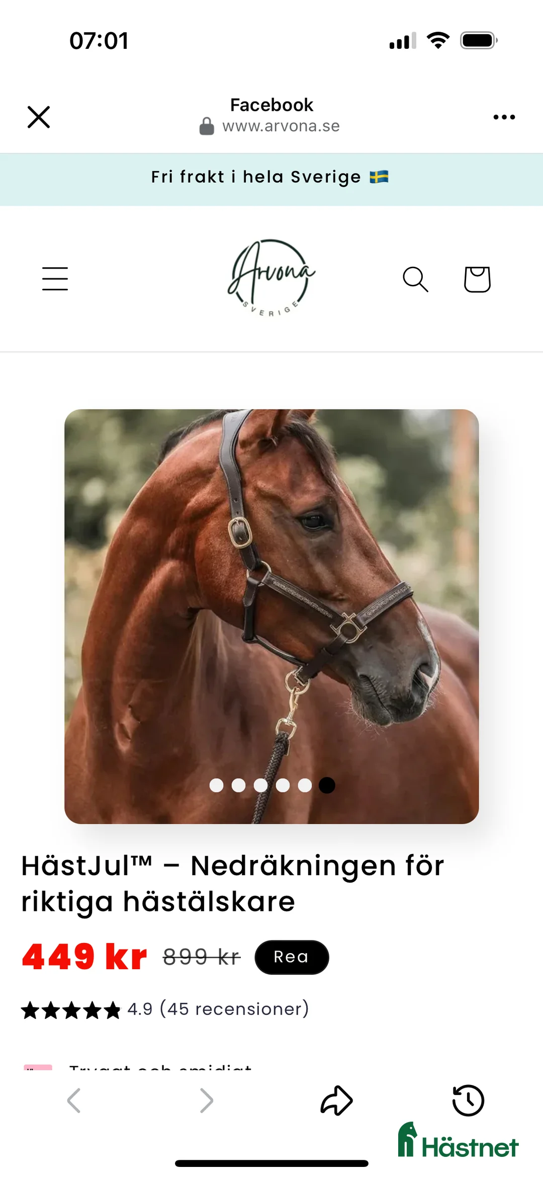 Sadlar hästutrustning till salu: Butet 17’5 i gott skick säljes i Trelleborg - Annons 1