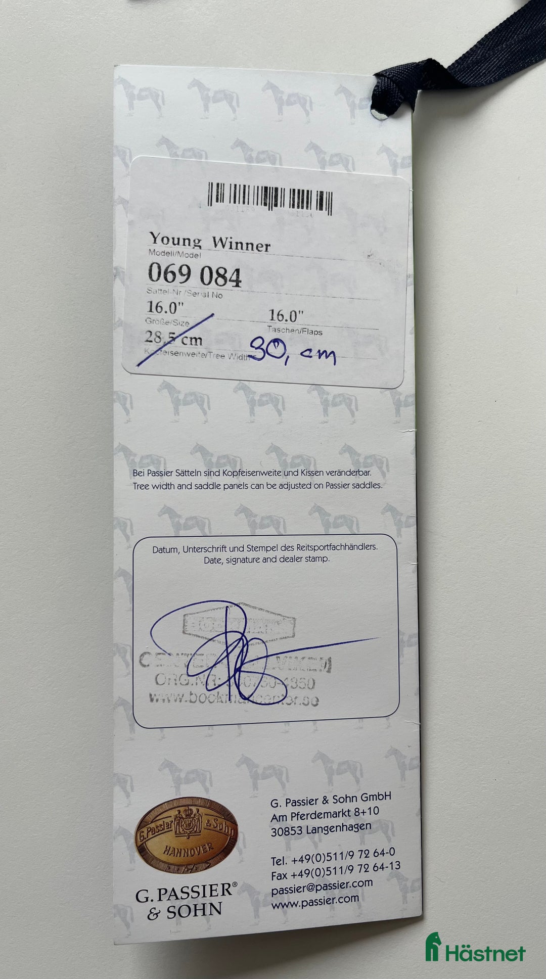 Sadlar hästutrustning till salu: Passier Young winner i Malmö - Annons 6