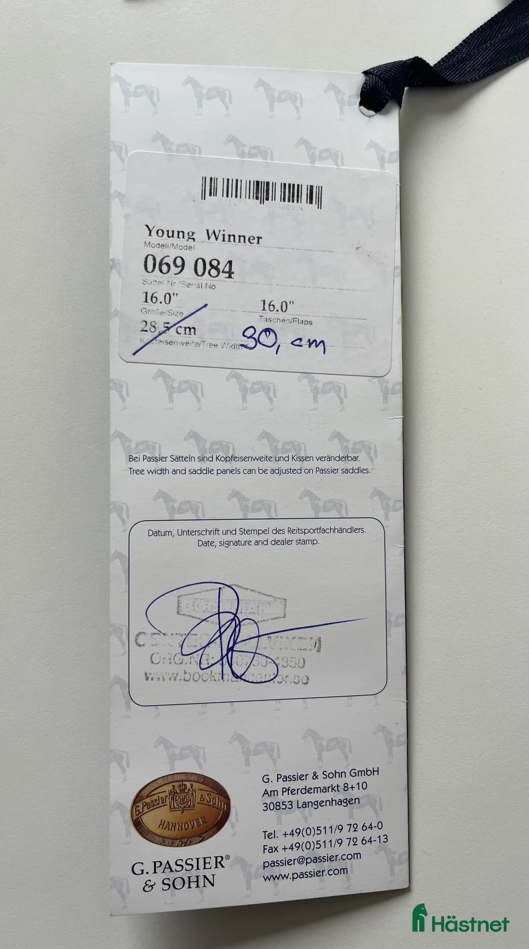 Sadlar hästutrustning till salu: Passier Young winner i Malmö - Annons 6