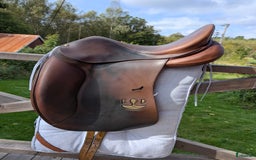 Sadlar hästutrustning till salu: Bruno delgrange dressyrsadel i Knäred - Annons 1