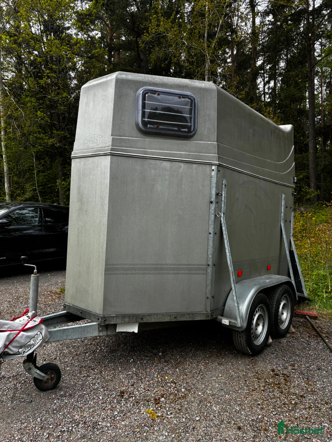 Hästtransporter  fordon & transport till salu: Glasfiber vagn i gottskick  - Annons 2