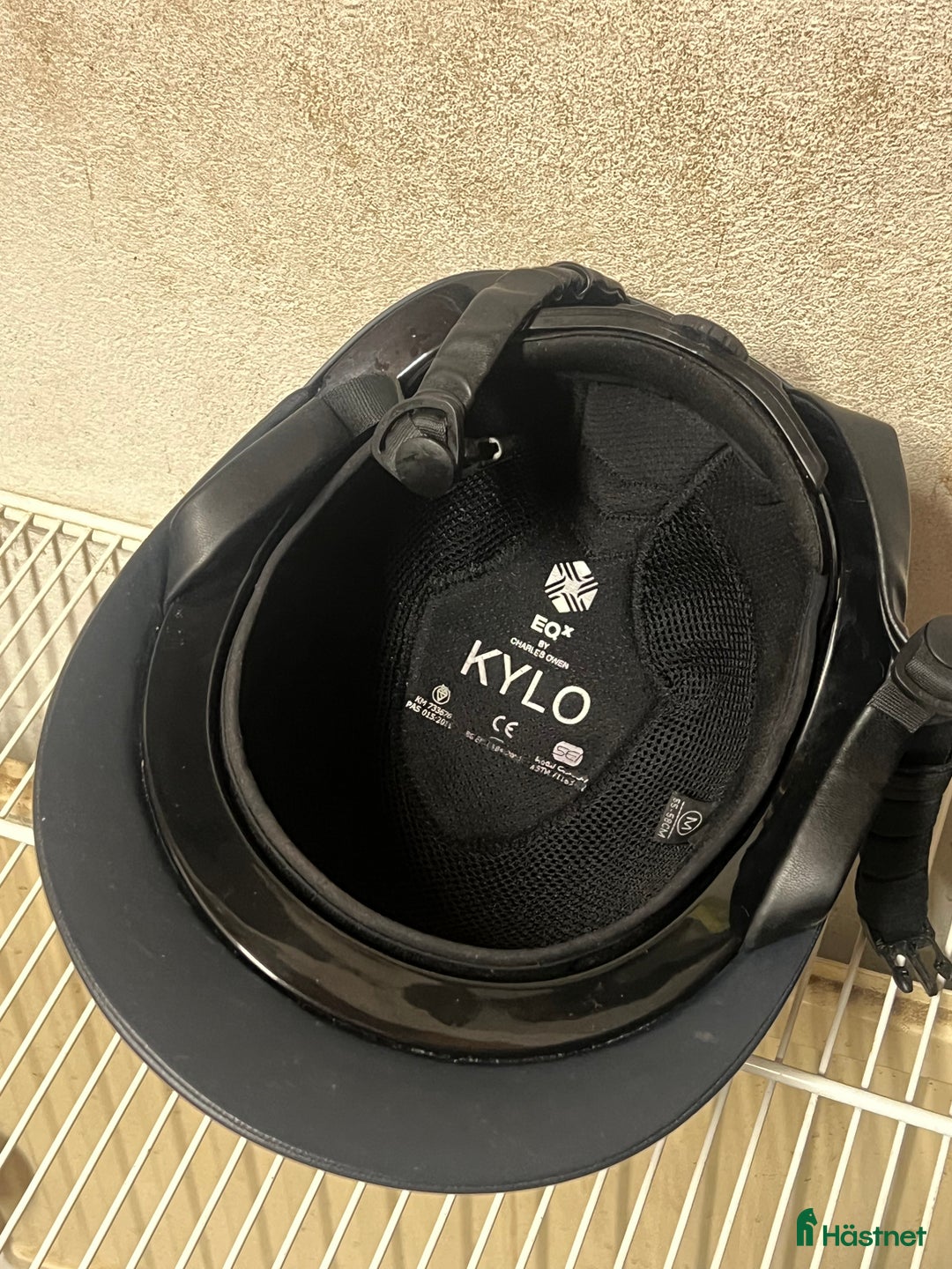 Hjälmar ryttarutrustning till salu: Charles Owen Navy Gloss Kylo Sparkley M/55-58cm i Sundborn - Annons 2