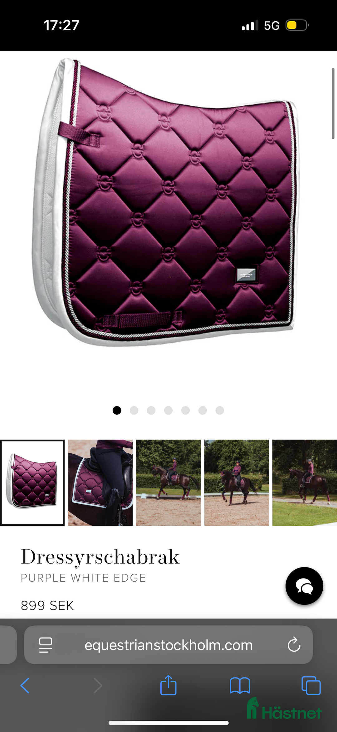 Schabrak & Vojlockar hästutrustning till salu: Dressyrschabrak equestrian Stockholm full i Sollentuna - Annons 4