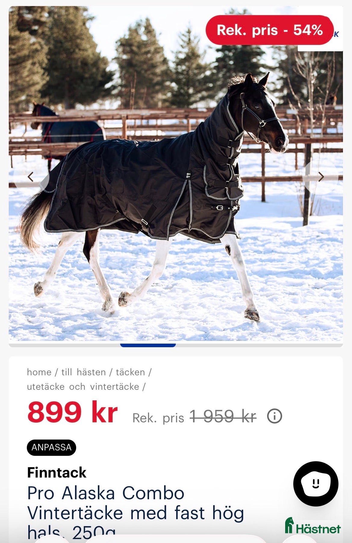 Täcken hästutrustning Finntack vintertäcken och Övergångstäcke - Annons 15