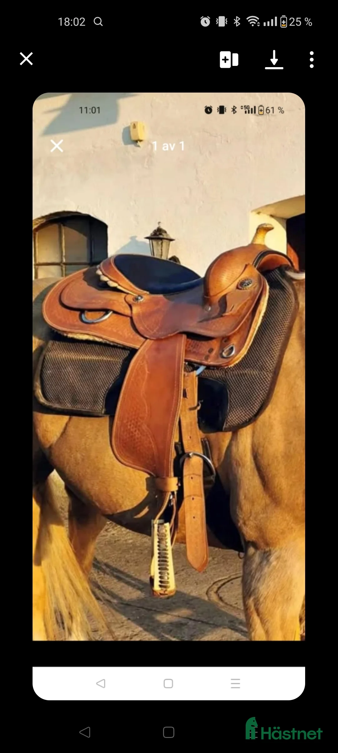 Sadlar hästutrustning till salu: Westernsadel  i Mönsterås - Annons 1
