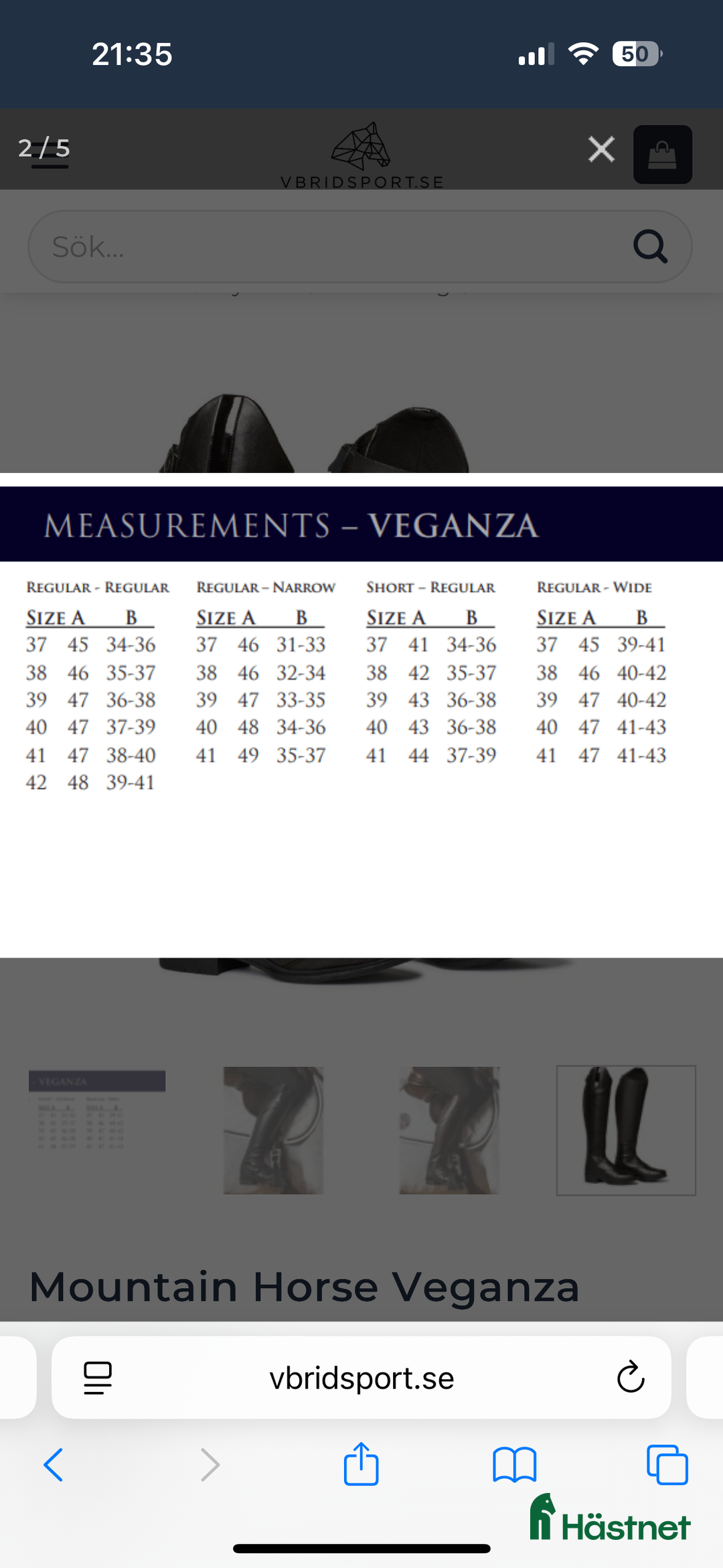 Ridstövlar ryttarutrustning till salu: Mountain Horse Veganza i Ringarum - Annons 2
