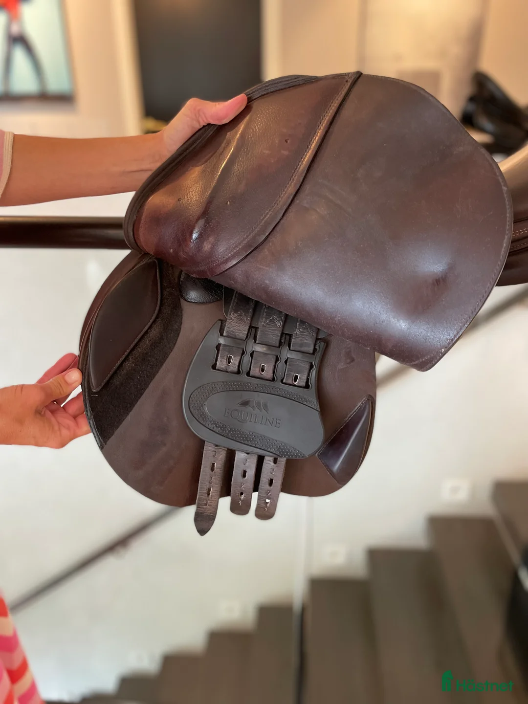 Sadlar hästutrustning till salu: Hoppsadel Equiline 17’ - Annons 2