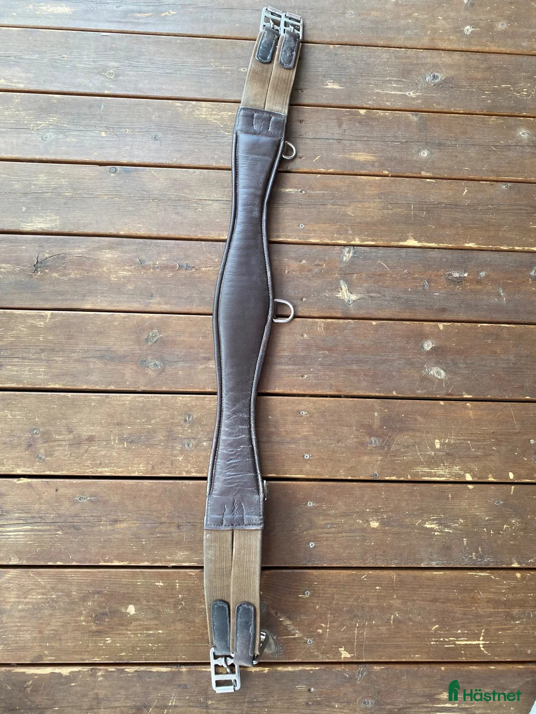 Sadeltillbehör hästutrustning till salu: Brun sadelgjord 105 cm - Annons 2