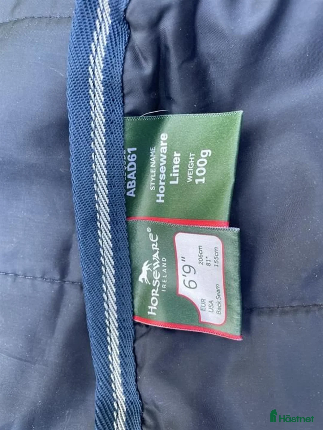 Täcken hästutrustning till salu: Horseware Liner 100 g – 155 cm - Annons 4