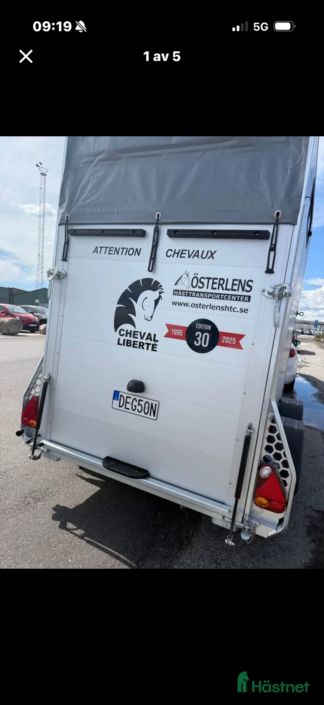 Hästtransporter  fordon & transport till salu: UTHYRES cheval Liberte one touring  i Vederslöv - Annons 4