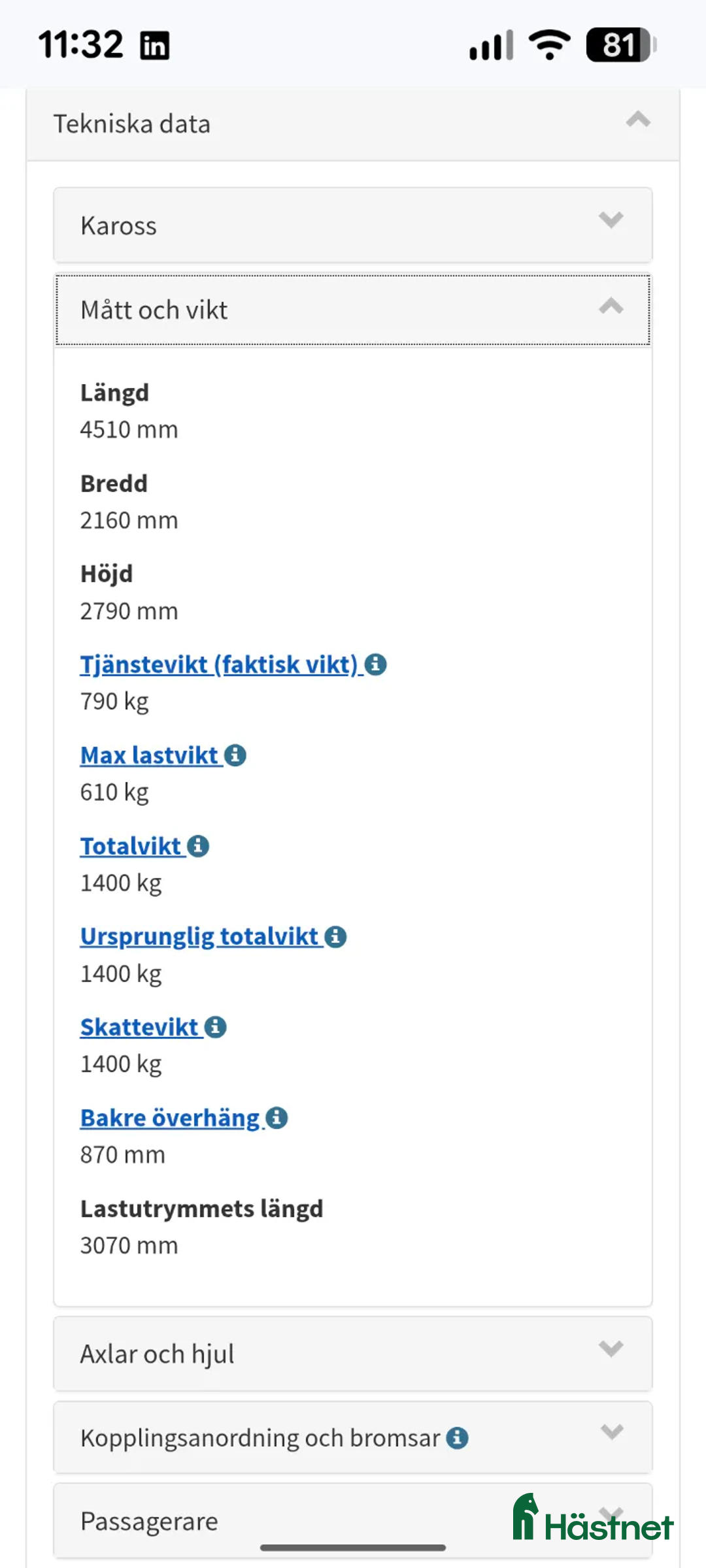 Hästtransporter  fordon & transport till salu: Nyrenoverat släpp i gott skick!! i Svalöv - Annons 6