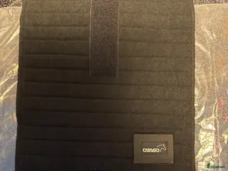 Benskydd hästutrustning Svarta paddar till bandage med kardborre - Annons 1