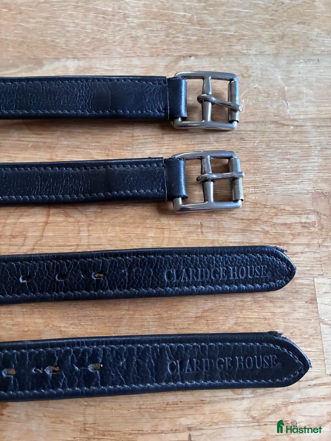 Sadeltillbehör hästutrustning till salu: Claridge House stigläder 160 cm – svart läder  - Annons 2