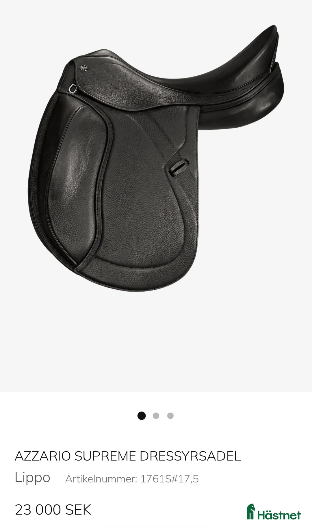 Sadlar hästutrustning till salu: Lippo Azzario supreme dressyrsadel - Annons 6