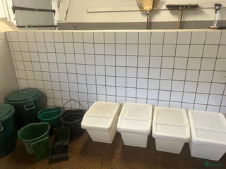 Stallinredning, stängsel & gård övrig utrustning till salu: Fodertunnor, vattenhinkar och saltstenshållare i Halmstad - Annons 11