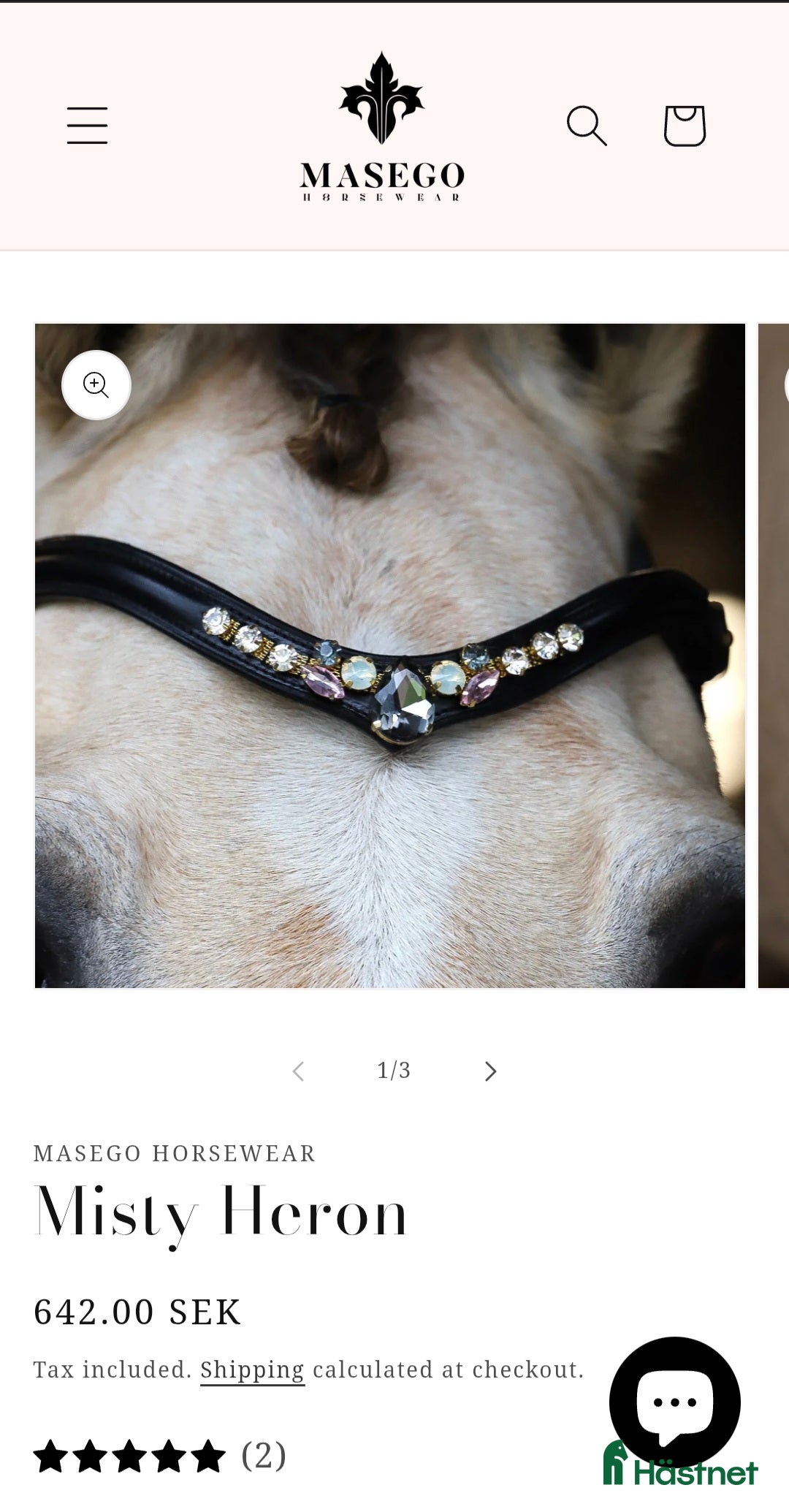 Träns hästutrustning till salu: Masego pannband NY i Falköping - Annons 1