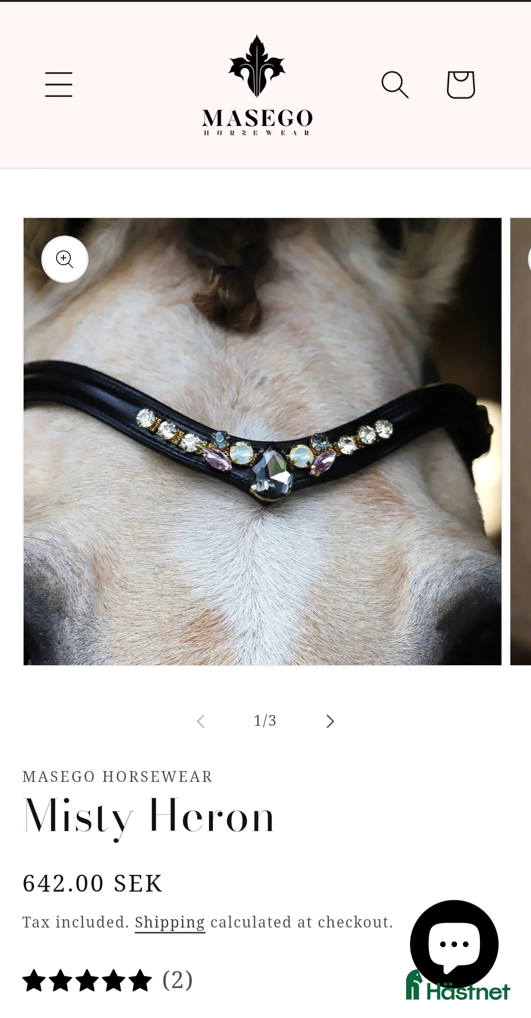Träns hästutrustning till salu: Masego pannband NY i Falköping - Annons 1