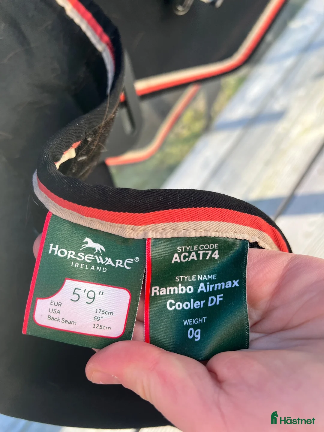 Täcken hästutrustning till salu: Horseware Rambo Airmax cooler Hästtäcke - Annons 4