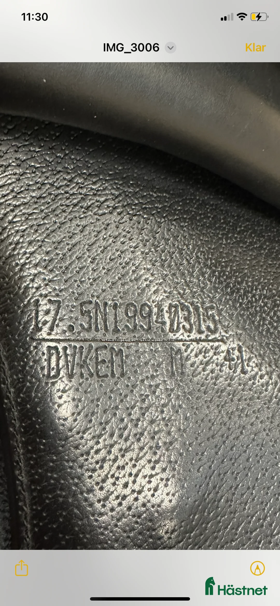 Sadlar hästutrustning till salu: Equipe Viktoria 17,5”/+1 i Saltsjö-boo - Annons 2