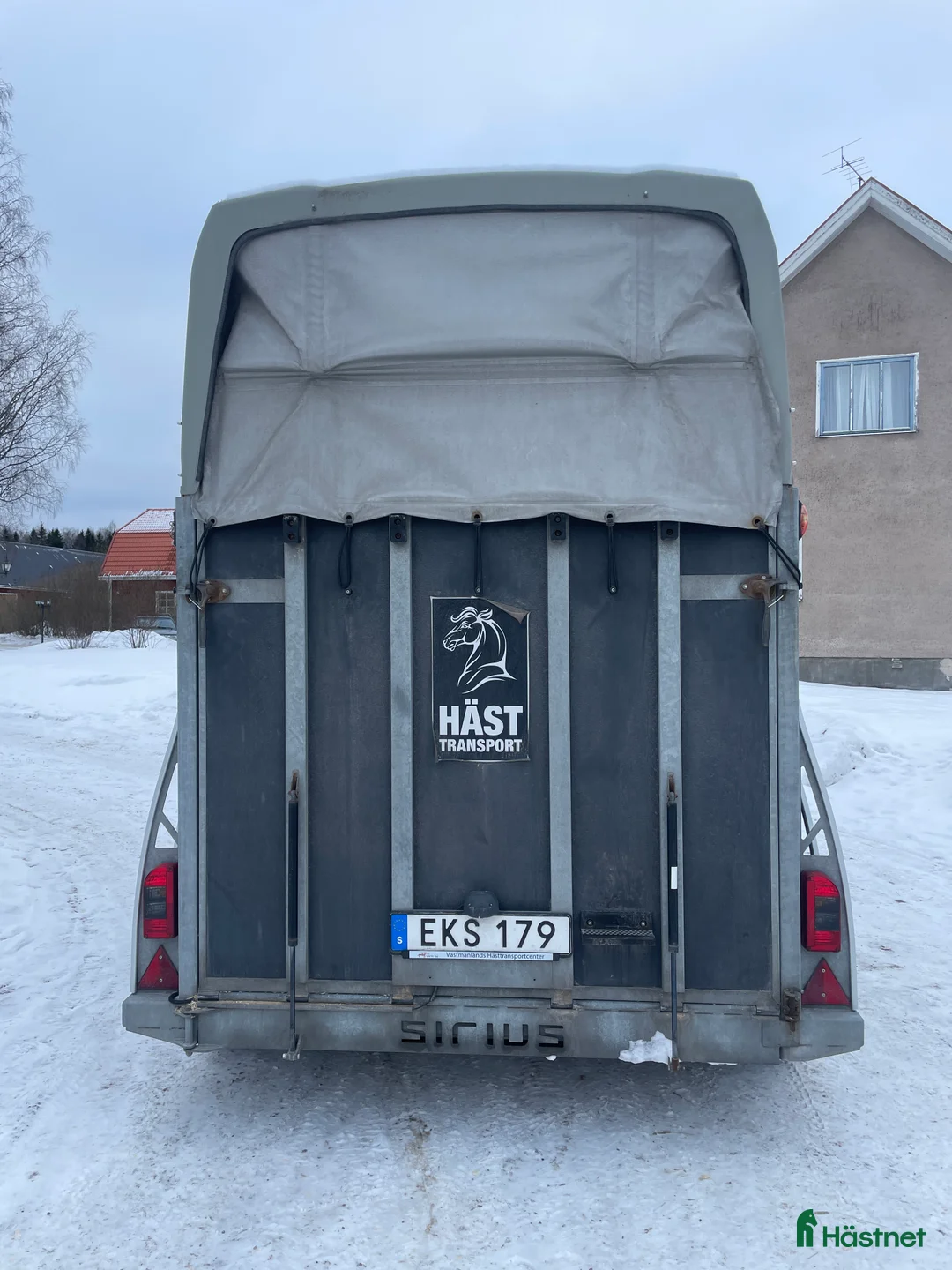 Hästtransporter  fordon & transport till salu: Fint hästsläp Sirius S2 2014 i Folkärna - Annons 2