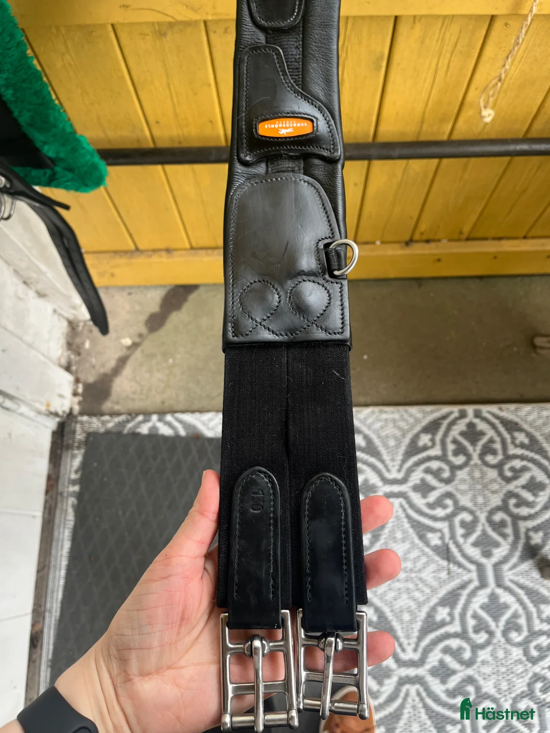 Sadeltillbehör hästutrustning till salu: Schockemöhle sadelgjord 130 cm - Annons 3