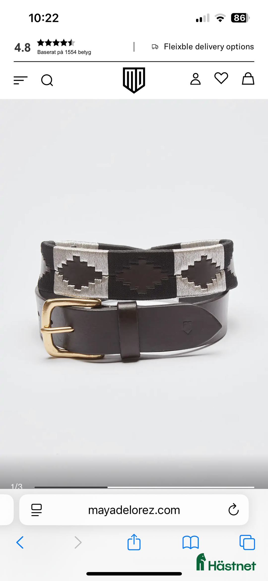 Övrig Ryttarutrustning ryttarutrustning till salu: Fint Maya delorez skärp i Kalmar - Annons 3