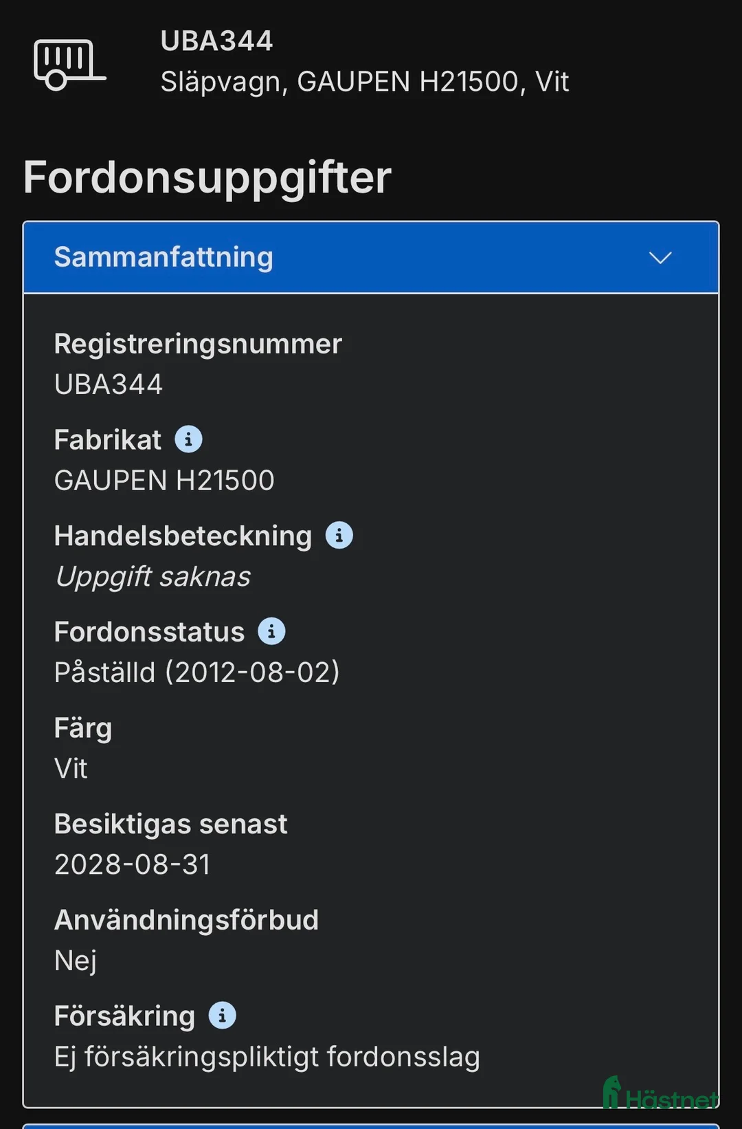 Hästtransporter  fordon & transport till salu: Värmlandsvagnen i gott skick  i Mariestad - Annons 12
