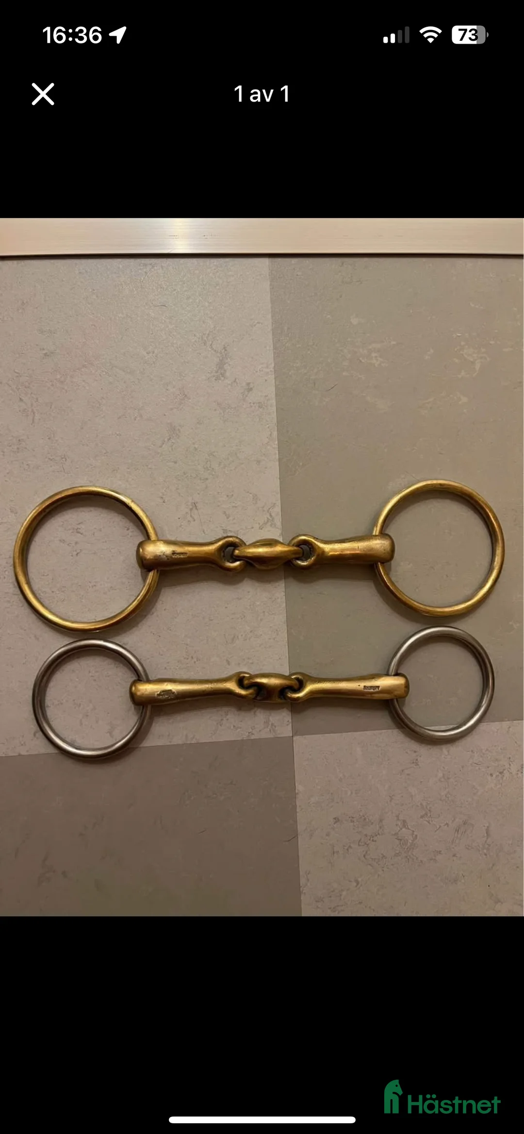 Bett hästutrustning till salu: Sprenger bett i Jönköping - Annons 1