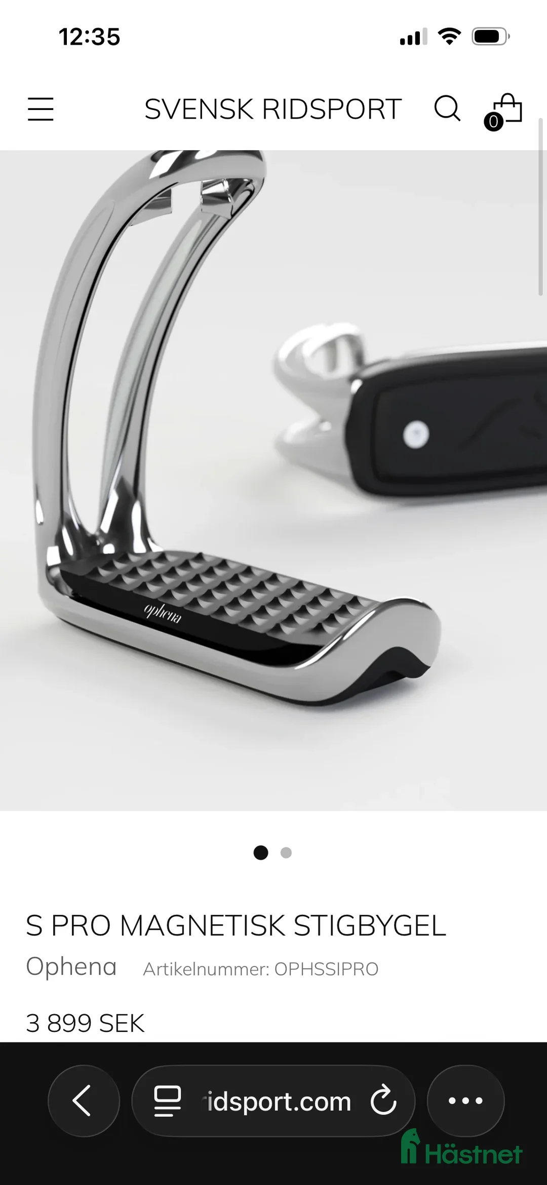Övrig Ryttarutrustning ryttarutrustning till salu: Ophena S PRO magnetiska stigbyglar  i Norrtälje - Annons 5