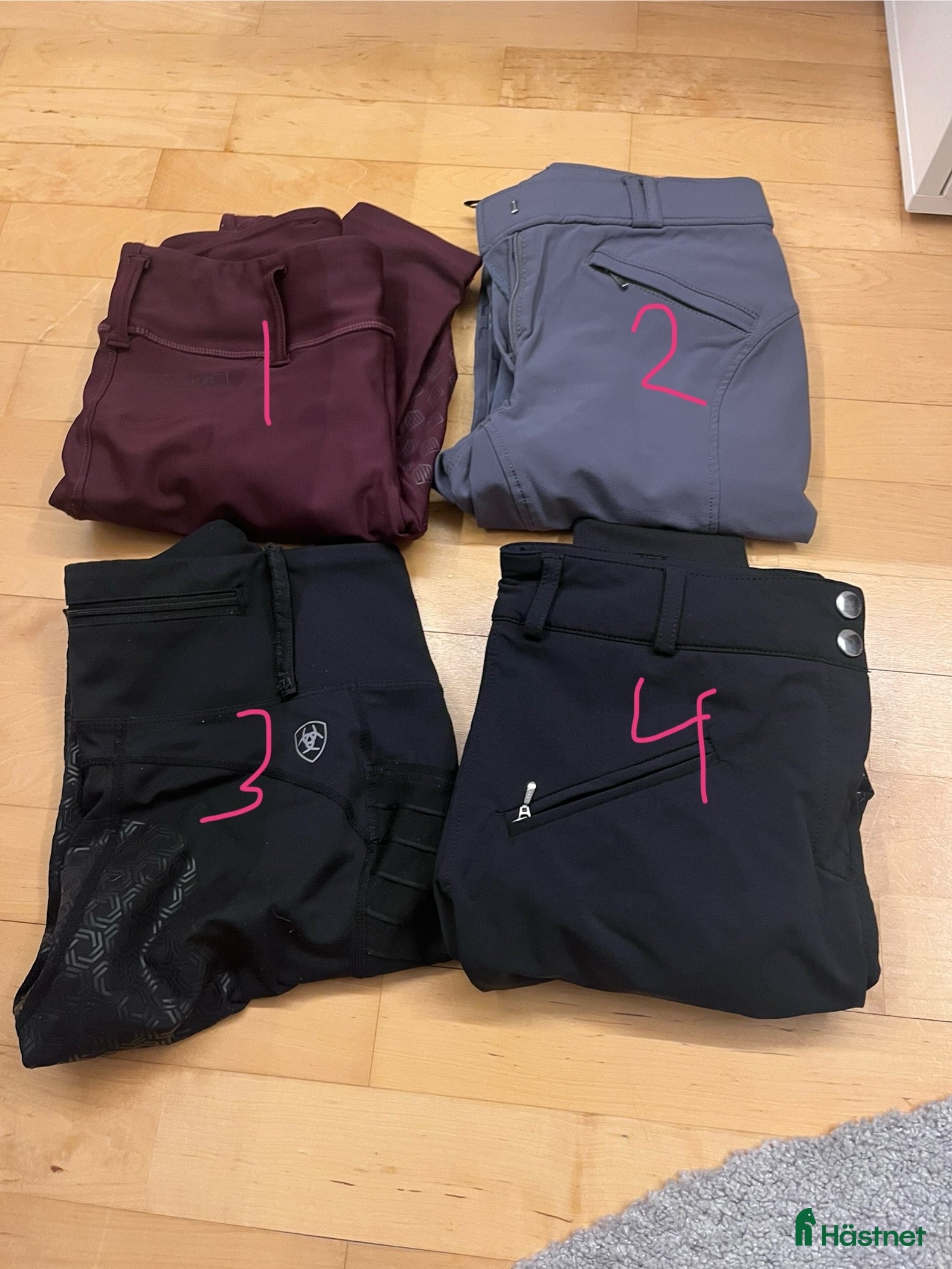 Ridbyxor ryttarutrustning till salu: Säljer lite olika ridbyxor - Annons 2