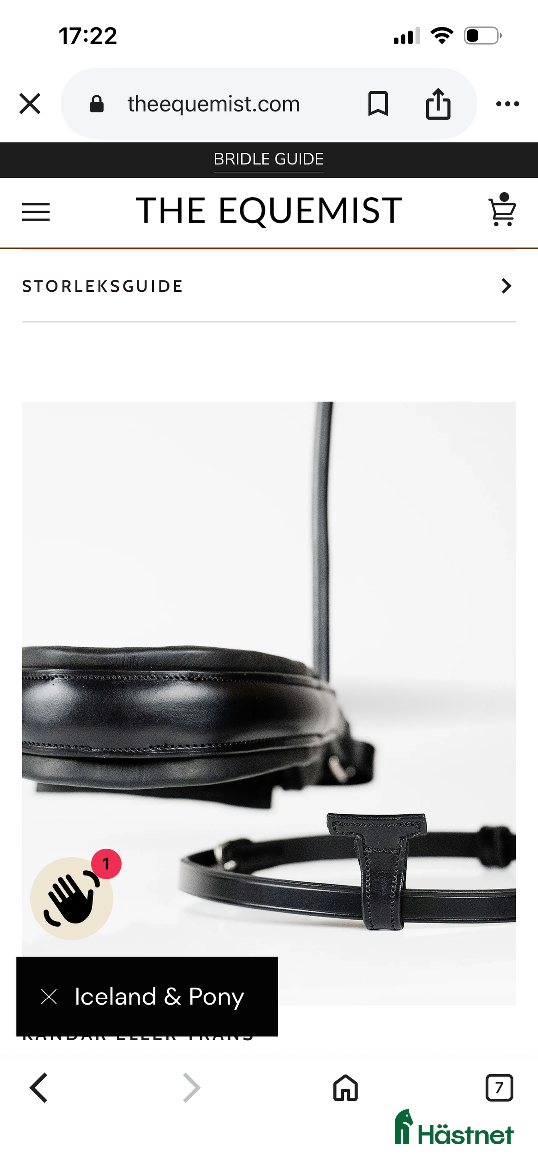 Träns hästutrustning till salu: Equemist träns Full i Stockholm - Annons 7