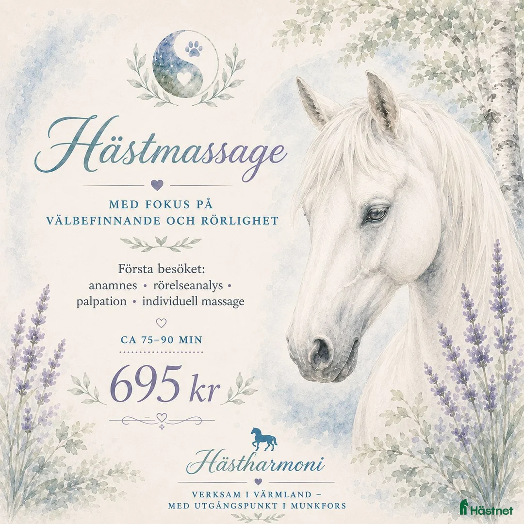  hästservice finnes: Hästmassage & stallservice - Annons 3