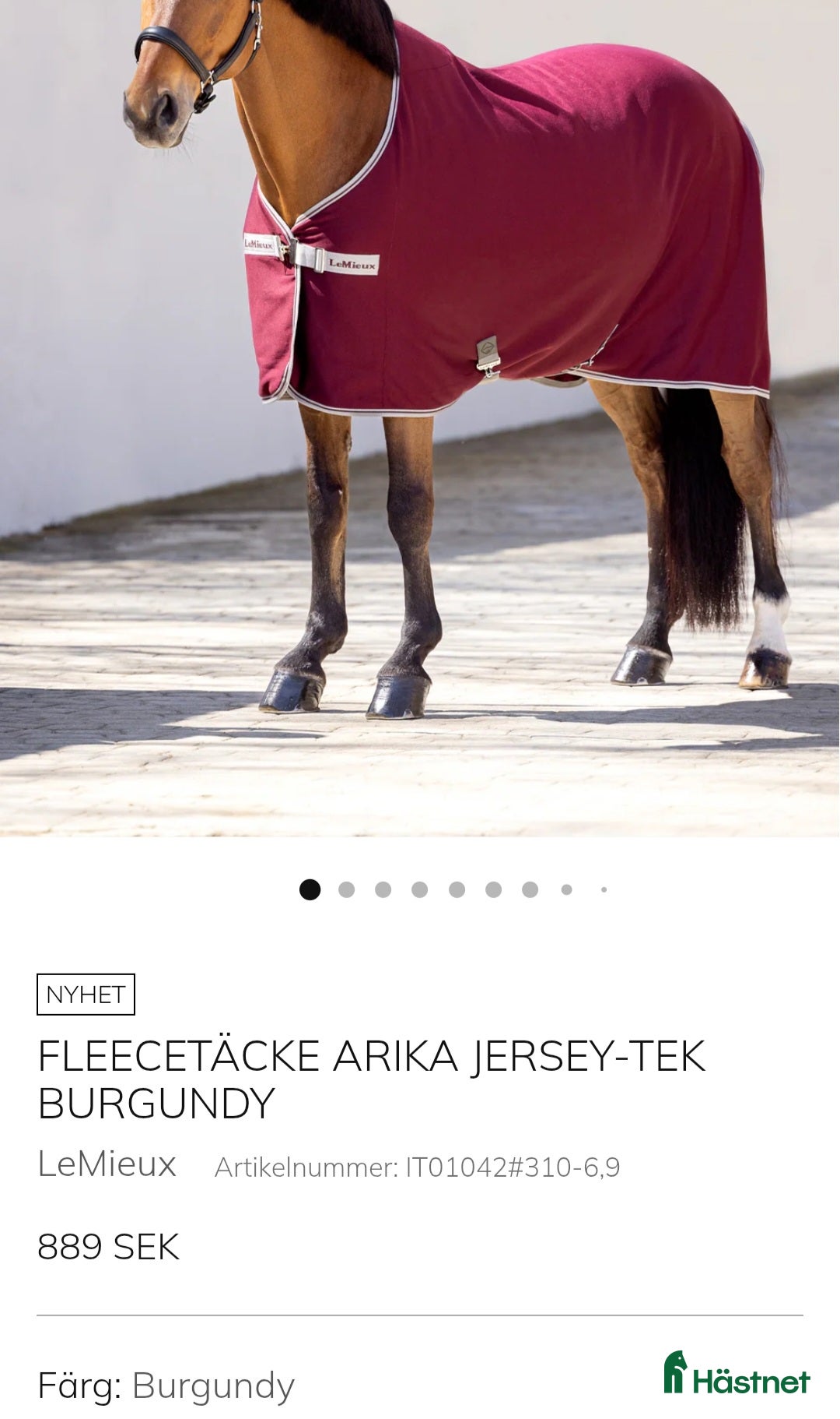 Täcken hästutrustning till salu: Lemieux Arika Jerseyfleece 135-140 i Tranås - Annons 12