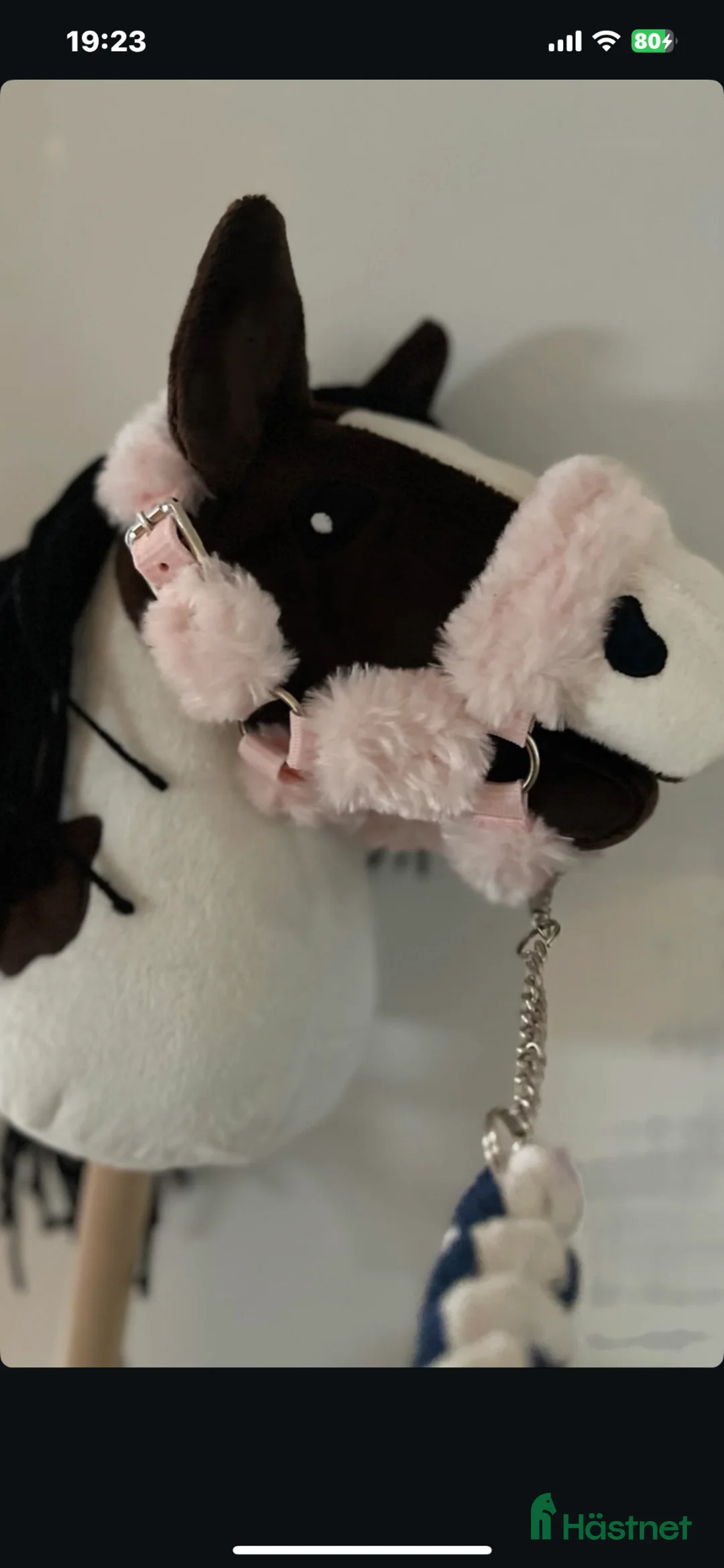 Hästinspirerad heminredning övrig utrustning till salu: Fin käpphäst!🤎🤍 - Annons 2