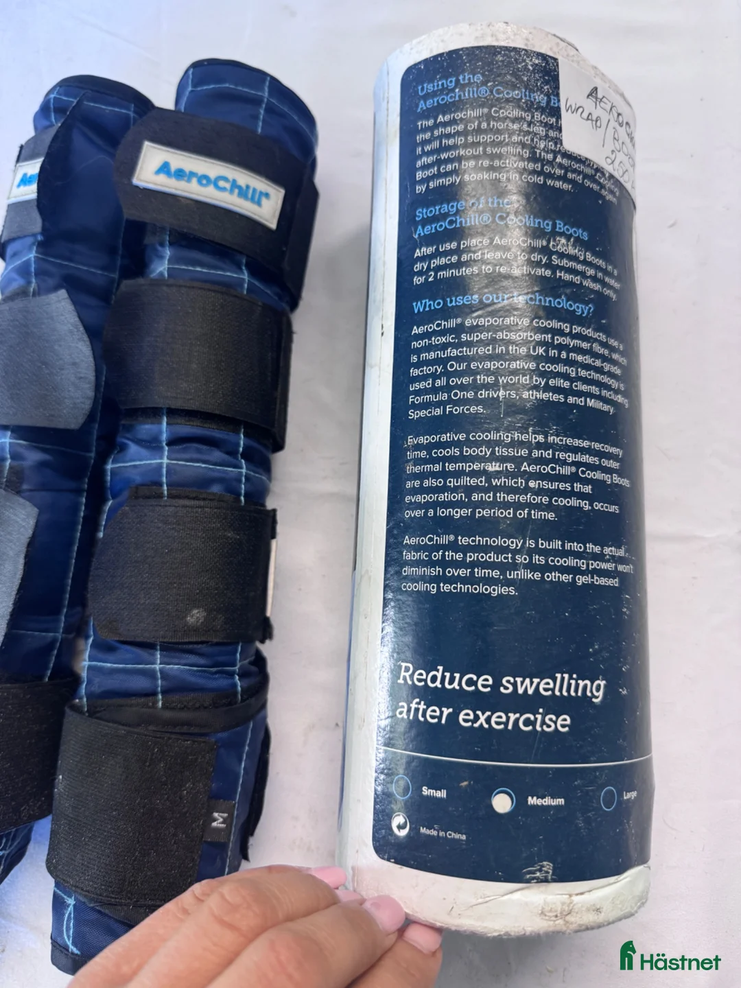 Benskydd hästutrustning till salu: Aerochill Wrap stl M  - Annons 2