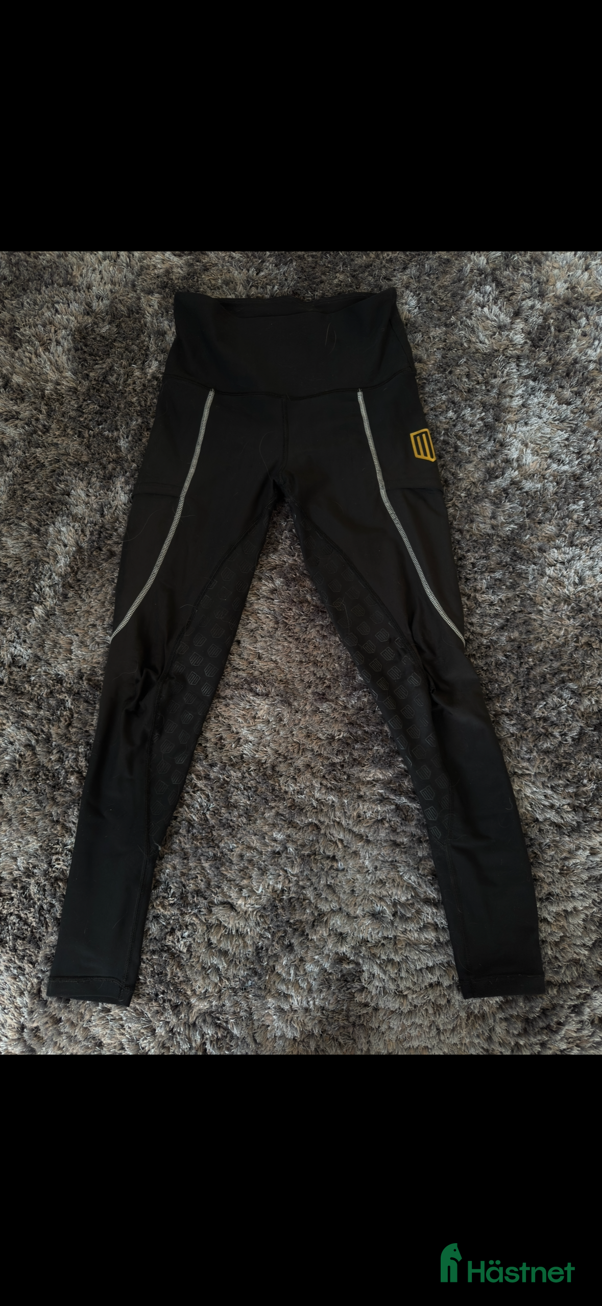 Ridbyxor ryttarutrustning till salu: 3XS Maya delorez ridbyxa svart leggings i Huddinge - Annons 3