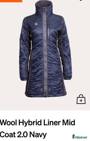 Jackor & Kavajer ryttarutrustning till salu:  Uhip Wool Hybrid Liner Mid Coat 2.0 Navy i Falun - Annons 2