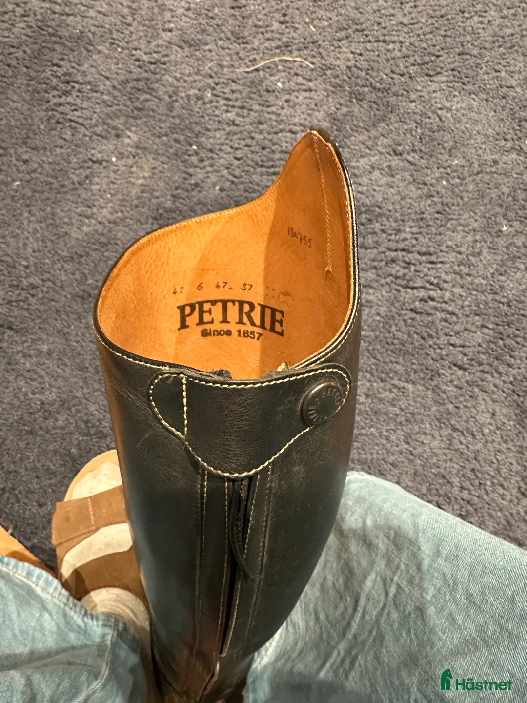Ridstövlar ryttarutrustning till salu: Eleganta läderstövlar från italienska Petrie i Lidingö - Annons 4